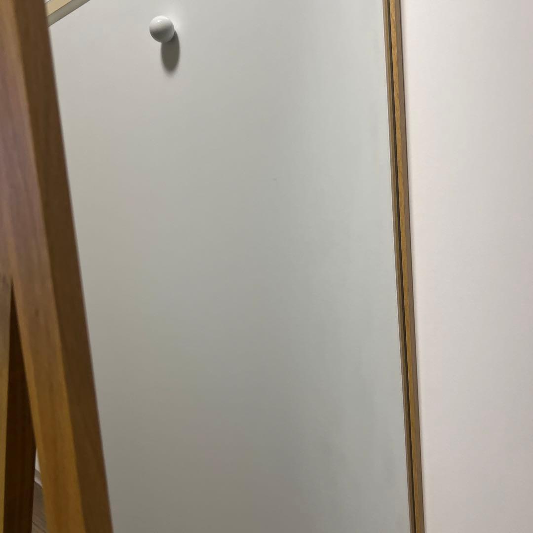 無印良品 オーク材スタンドミラー 大