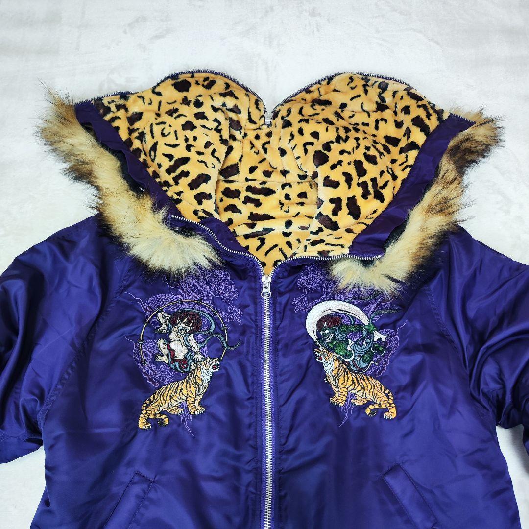 ガルフィー N-２B フライトジャケット YABAI 刺繍 大型犬 XL