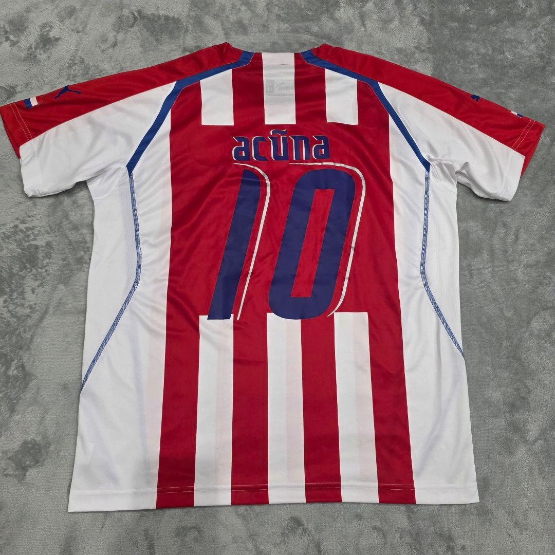 パラグアイ代表　アクーニャ　ユニフォーム　XL　PUMA　プーマ　ストライプ