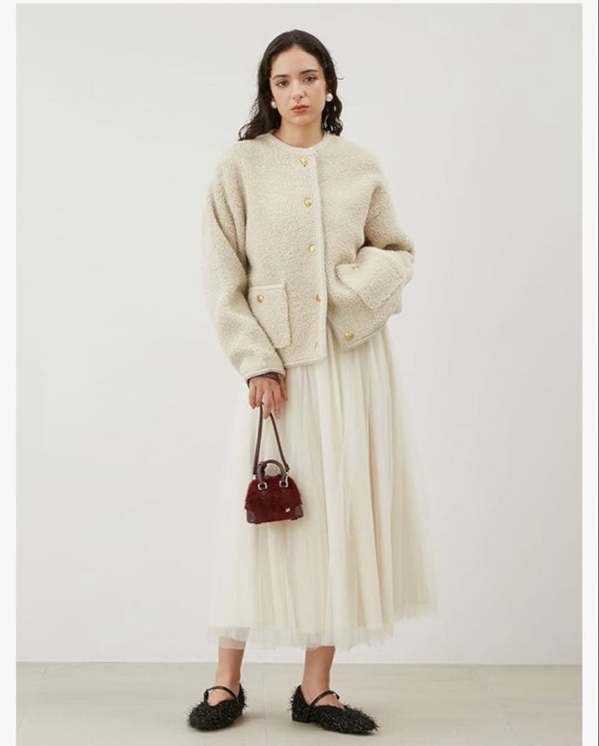 【新品未使用】Mila Owenノーカラージャケット