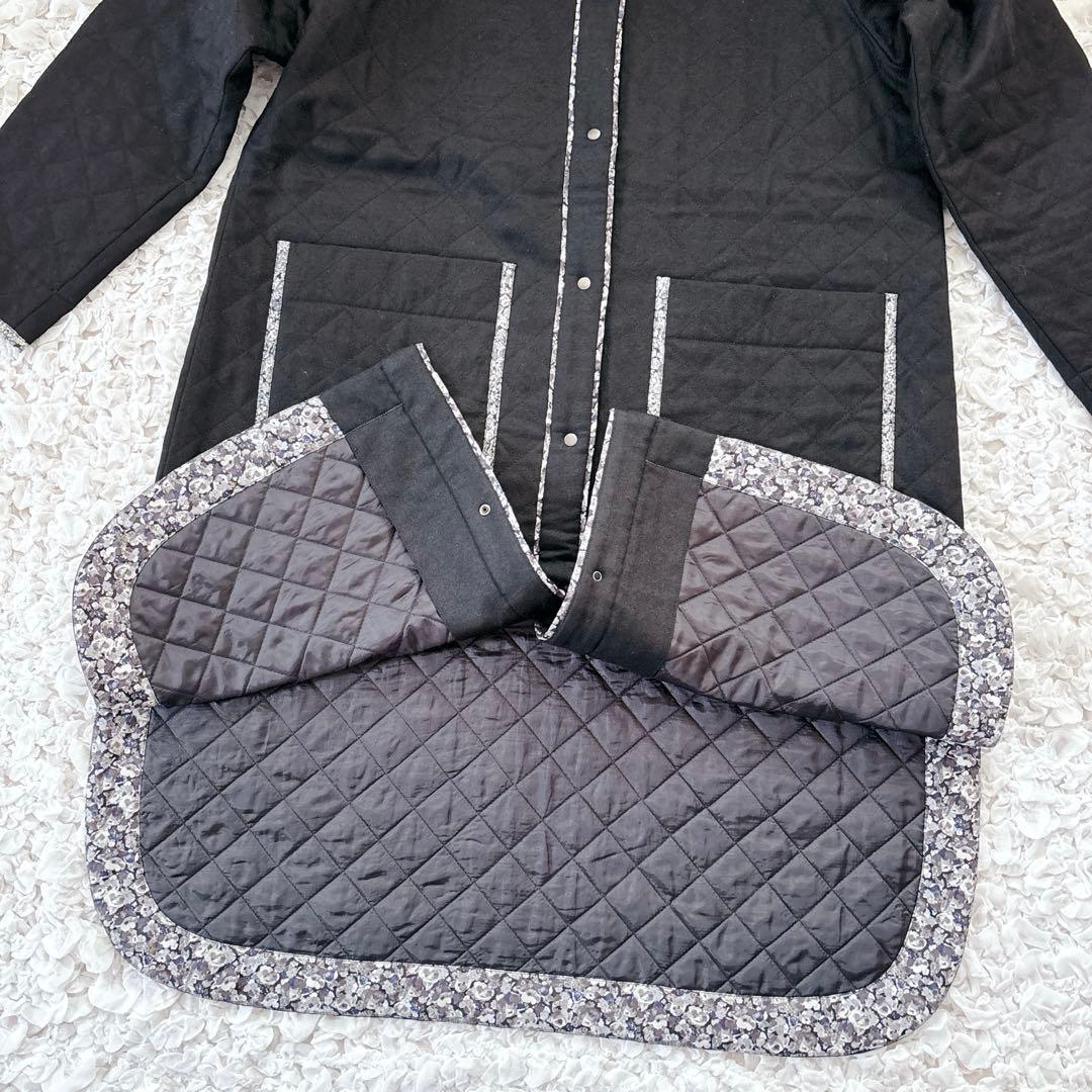 Labrador様ADIEU リバティプリントトリミングキルティングコート