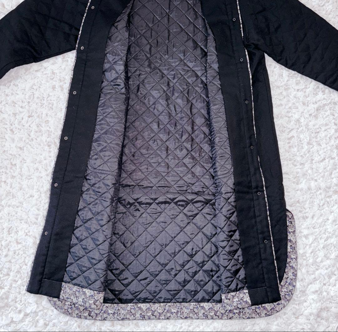 Labrador様ADIEU リバティプリントトリミングキルティングコート