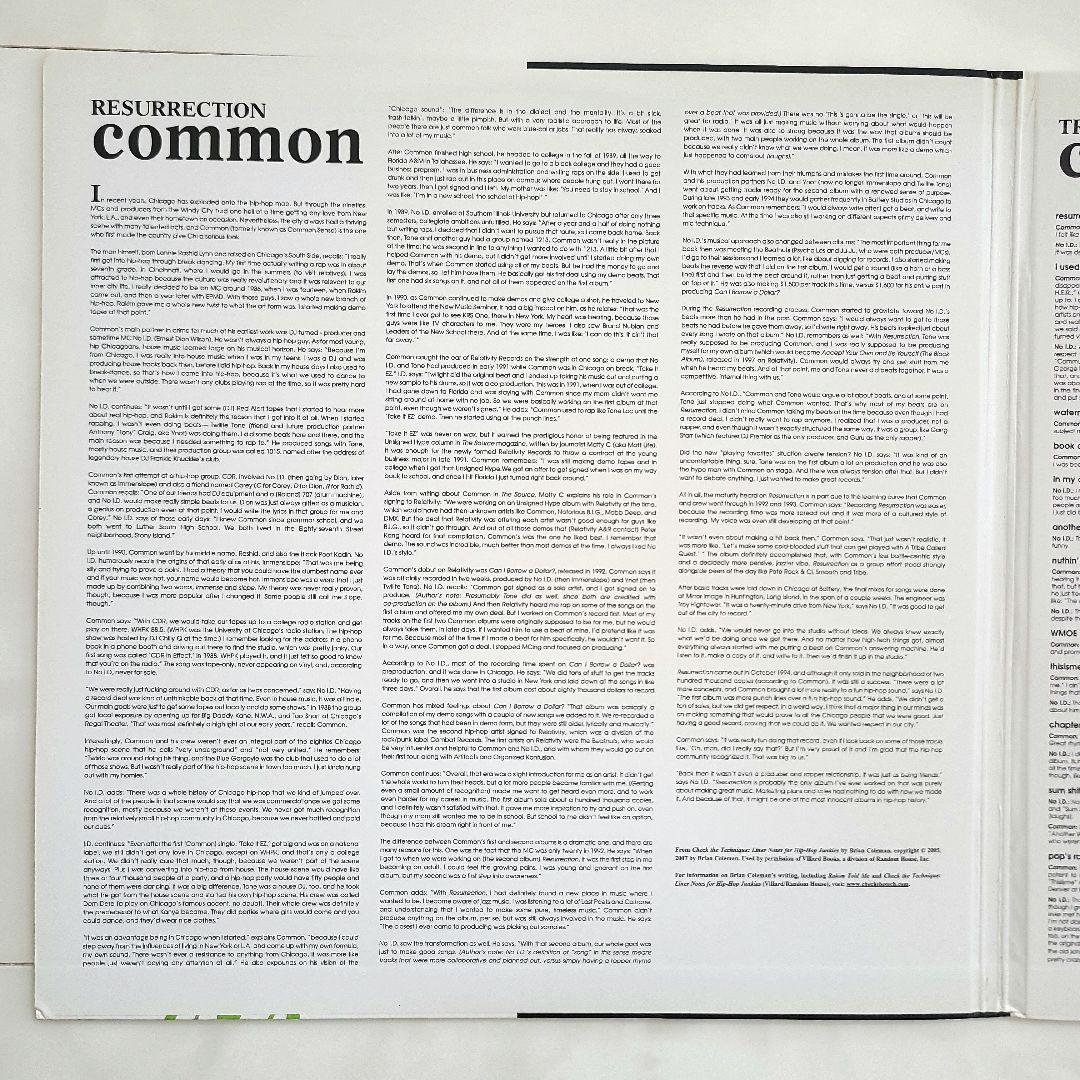 ★限定！ＵＳ２枚組ＬＰゲートフォールド★『ＲＥＳＵＲＲＥＣＴＩＯＮ』ＣＯＭＭＯＮ