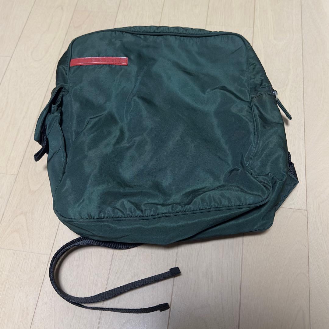 プラダスポーツPRADA SPORTS ダークグリーン ボディバック