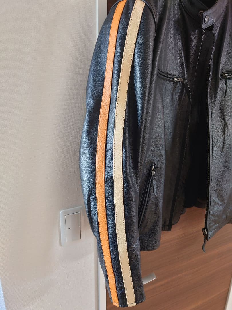 MOTORHEADモーターヘッド　シングルライダースレザージャケット　3L