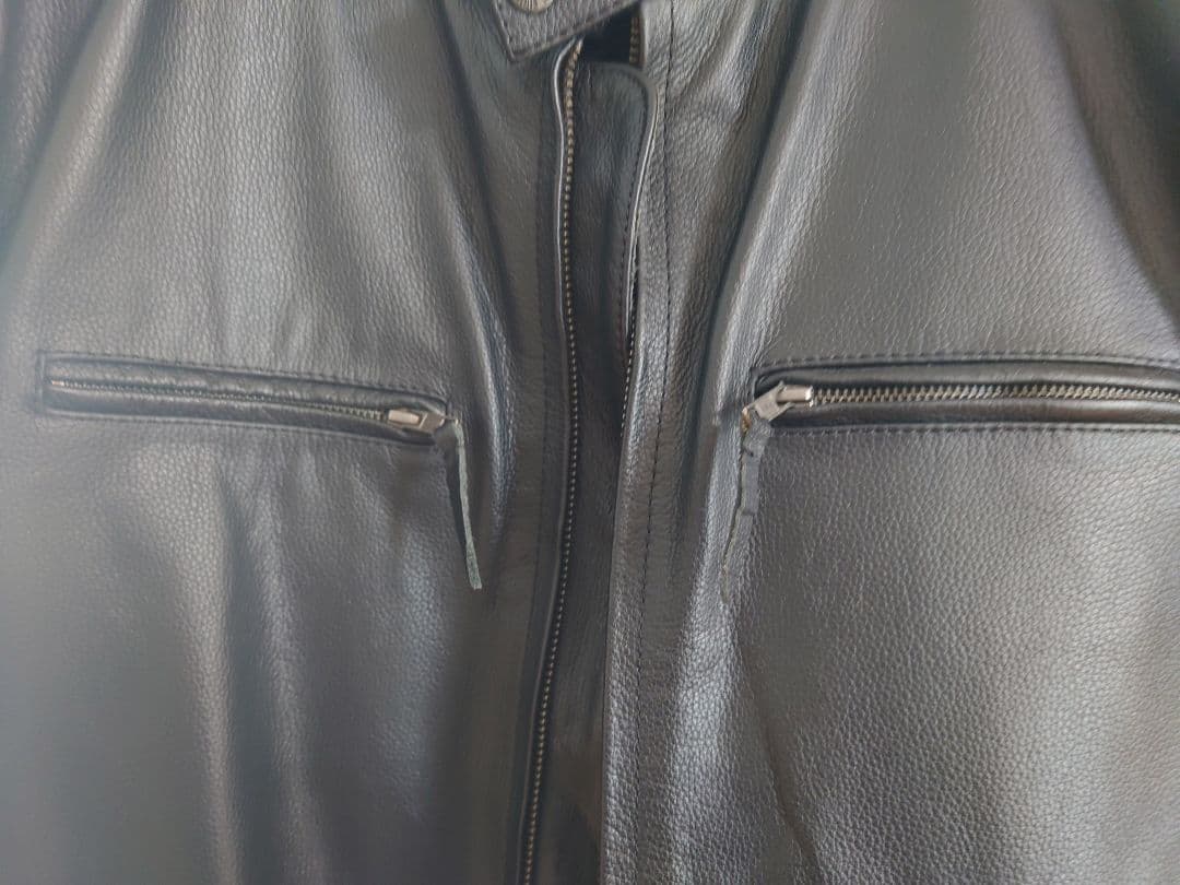 MOTORHEADモーターヘッド　シングルライダースレザージャケット　3L