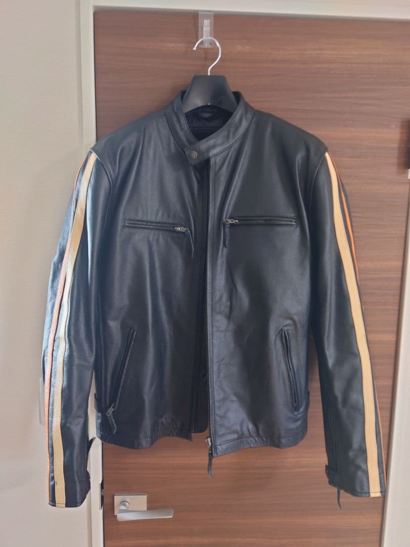 MOTORHEADモーターヘッド　シングルライダースレザージャケット　3L