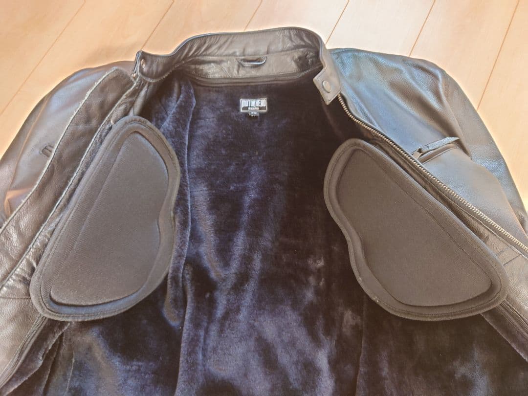 MOTORHEADモーターヘッド　シングルライダースレザージャケット　3L