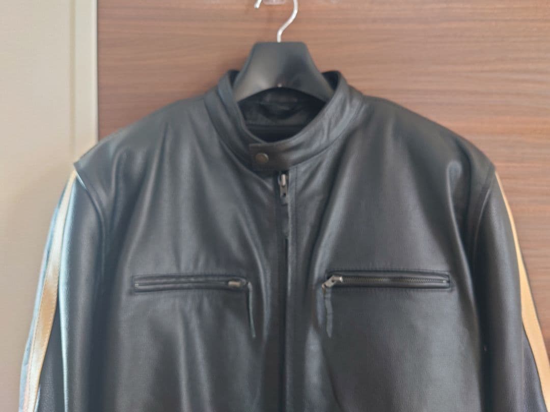 MOTORHEADモーターヘッド　シングルライダースレザージャケット　3L