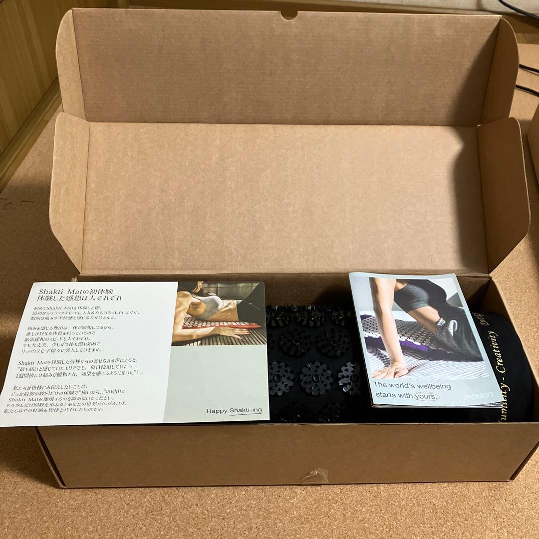 SHAKTI シャクティ　マット&ピロー　正規品ブラック