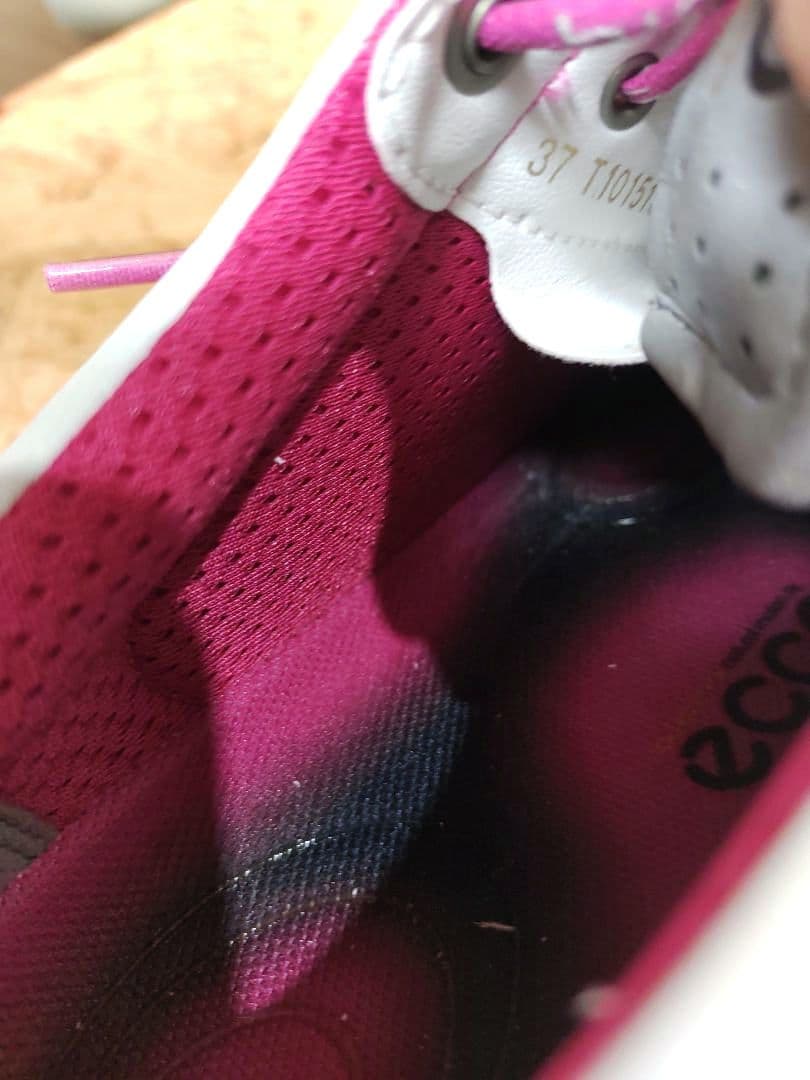 ECCOゴルフシューズ37 23.5cmソフトスパイクbiom