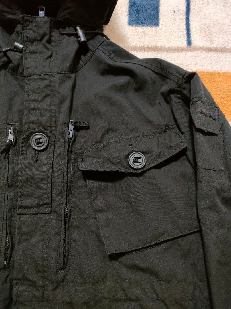 イギリス軍 SAS ブラック フィールドジャケット スモック パーカー 黒