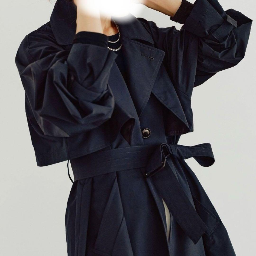 IENA Pe/ポプリンシングルトレンチコート