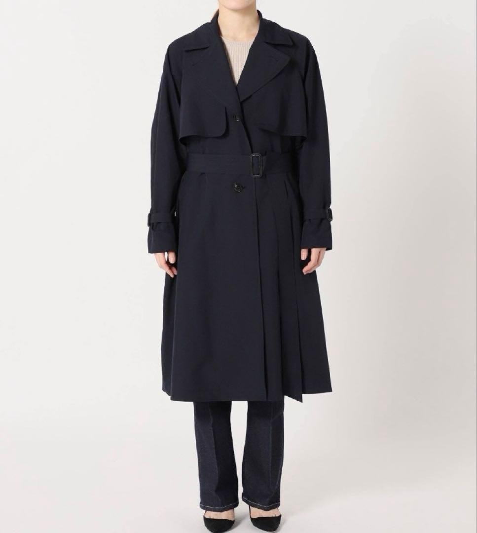 IENA Pe/ポプリンシングルトレンチコート