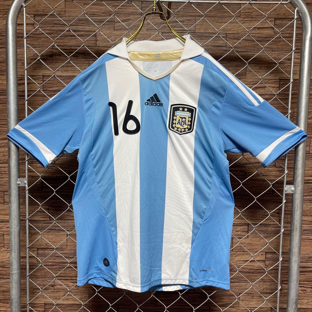 新品タグ付き adidas アルゼンチン代表 2011 アグエロ　ユニフォーム