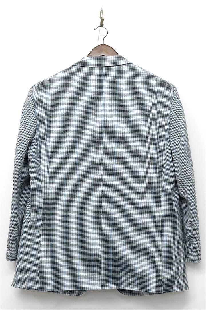 O353/BURBERRY LONDON ツイードジャケット リネン混 シルク混