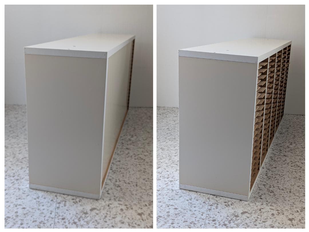 ビンテージ B5 書類棚 5列20段 教材 カルテ アトリエ 整理 レトロ 美品