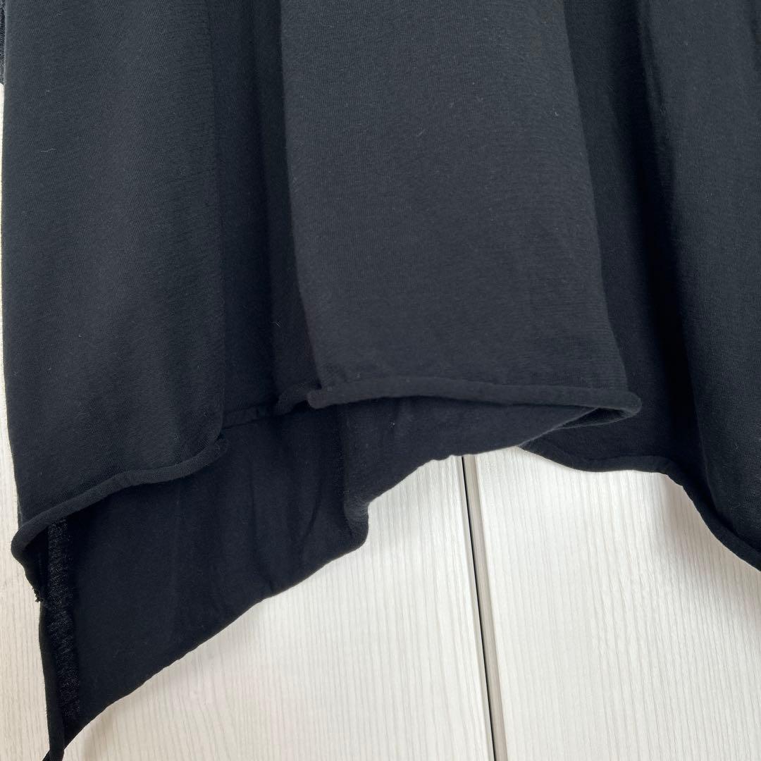 未使用　タマキニイメ　ふわりカットソーワンピース　コットン　ブラック