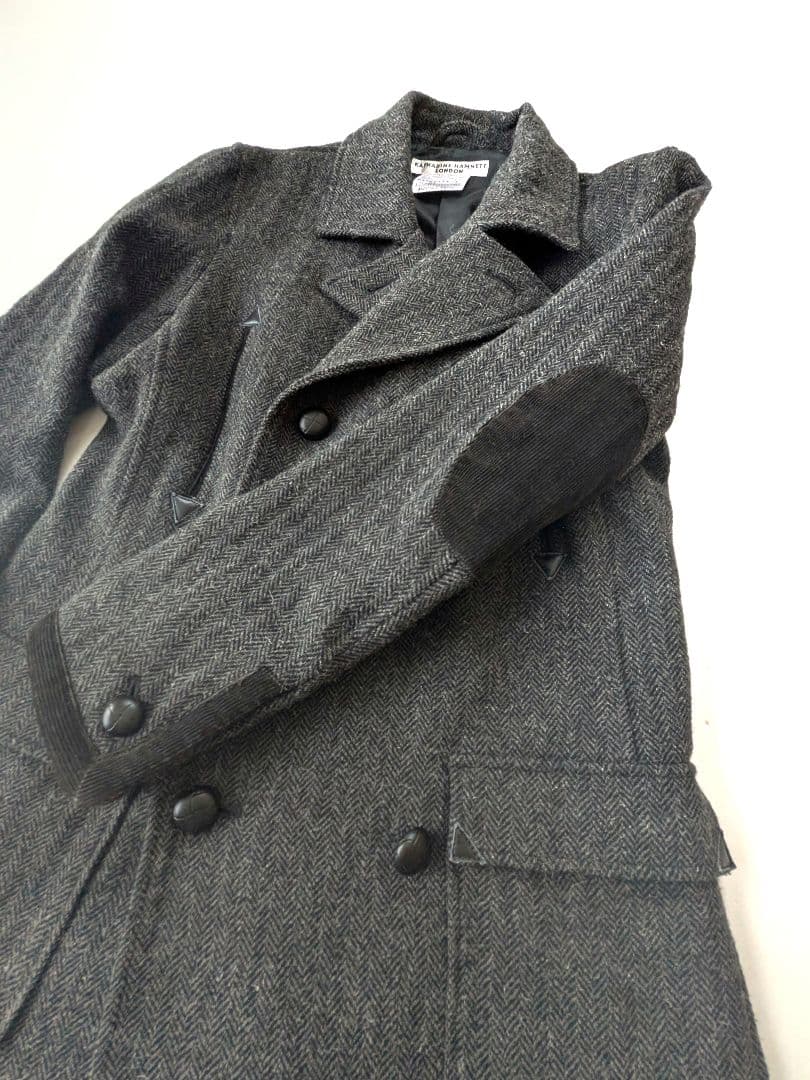 KATHARINE HAMNETT LONDON ツイードウールジャケット