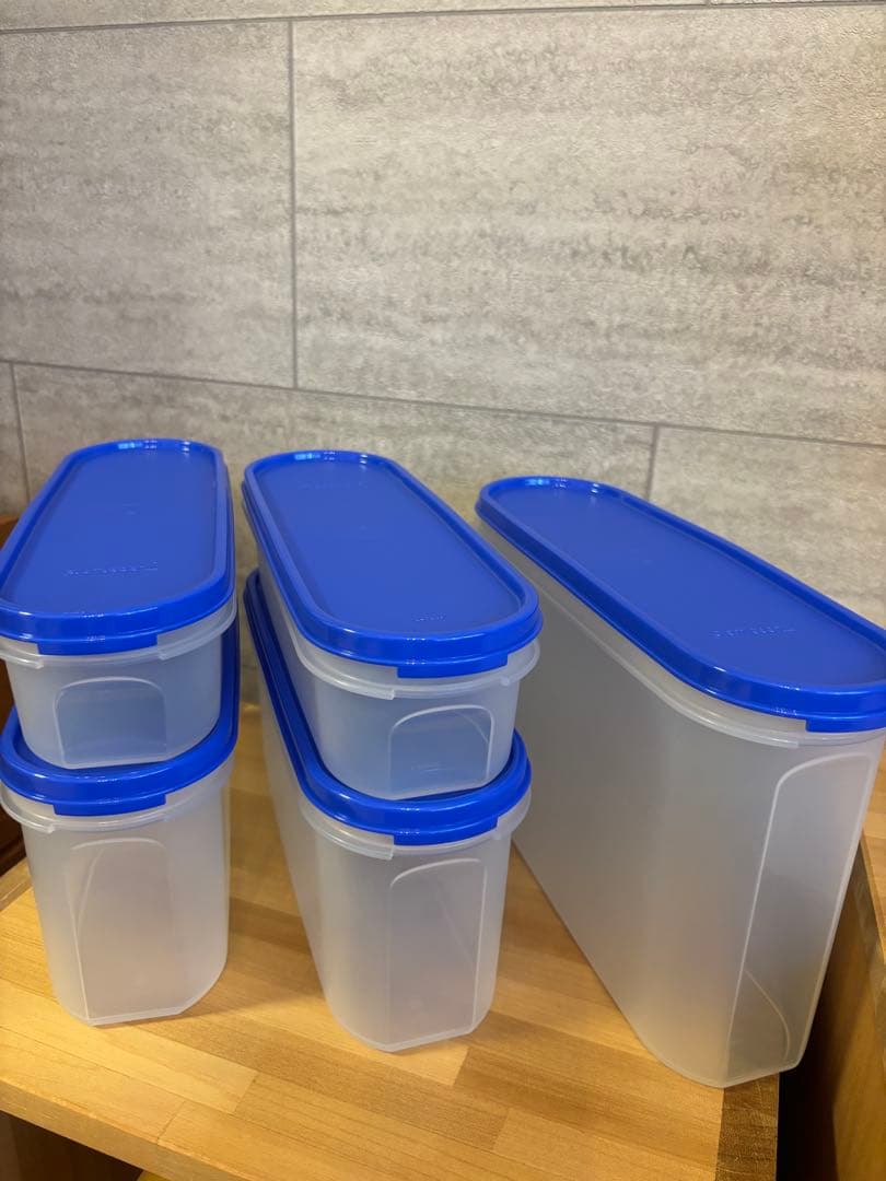 新品★Tupperware スーパーオーバル5個セット