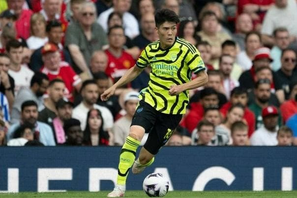 アーセナル　冨安健洋　オーセンティック アウェイ（M）2023-24