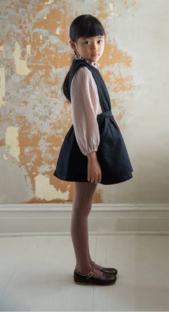 soor ploom Tippi Pinafore （Black Denim)