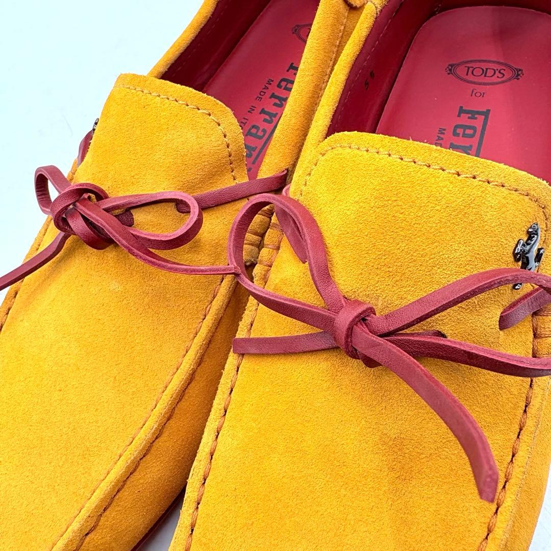 極美品✨ トッズ ゴンミーニ デッキシューズ 【5 1/2】 イエロー スエード
