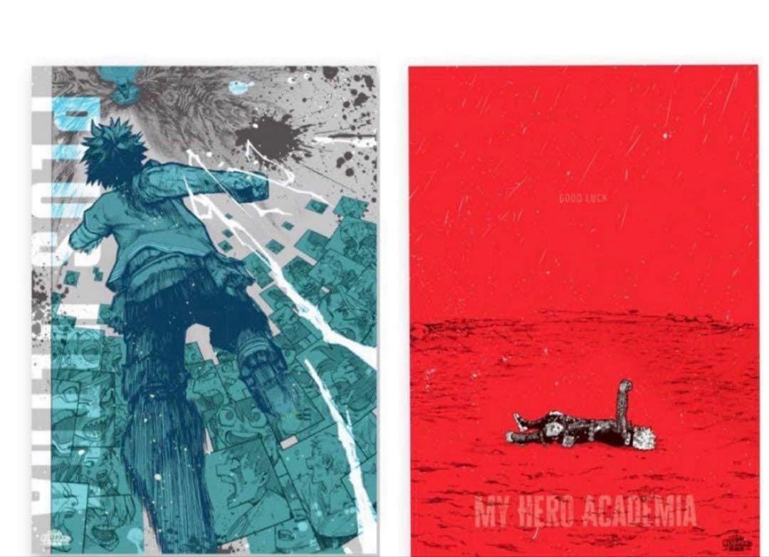 ヒロアカ 原画展 ポスター　3枚セット