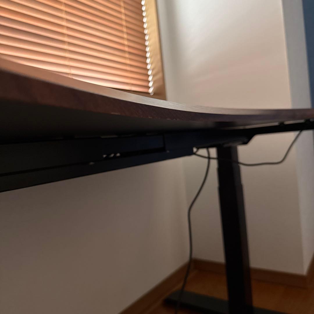 Flexispot 電動昇降デスク E7 カーブ型天板付き（140×70cm）