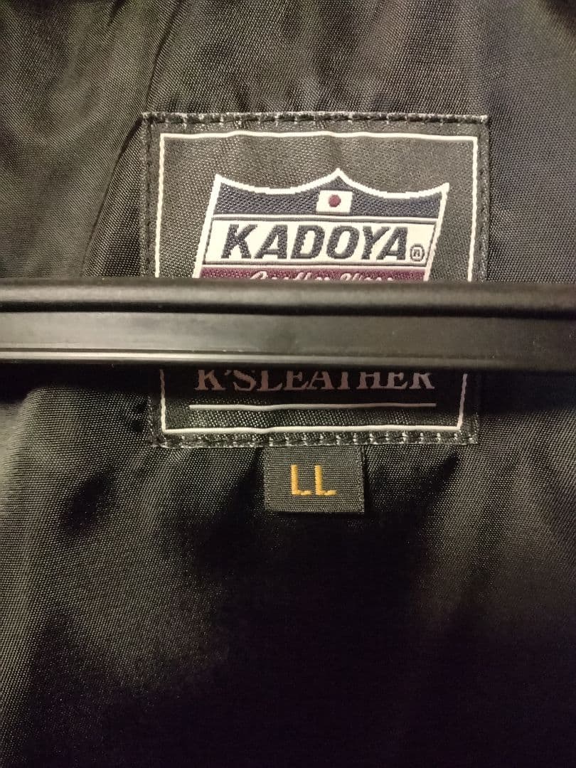 KADOYA　ライダースジャケット　シングル　エボ　LL　ハードステア