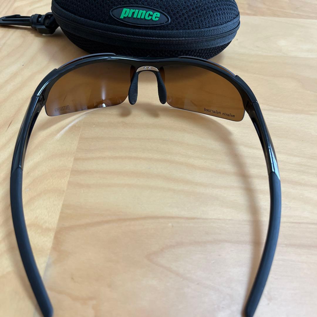 プリンス　テニス用サングラス　ブラウン