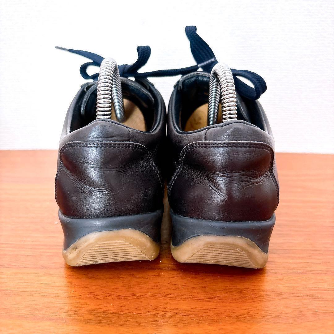 LOUIS VUITTON オールレザー スニーカー ブラック イタリア製 37
