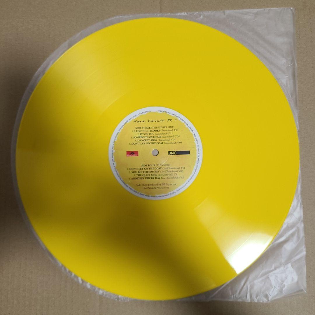 The Who Face Dances カラーレコード