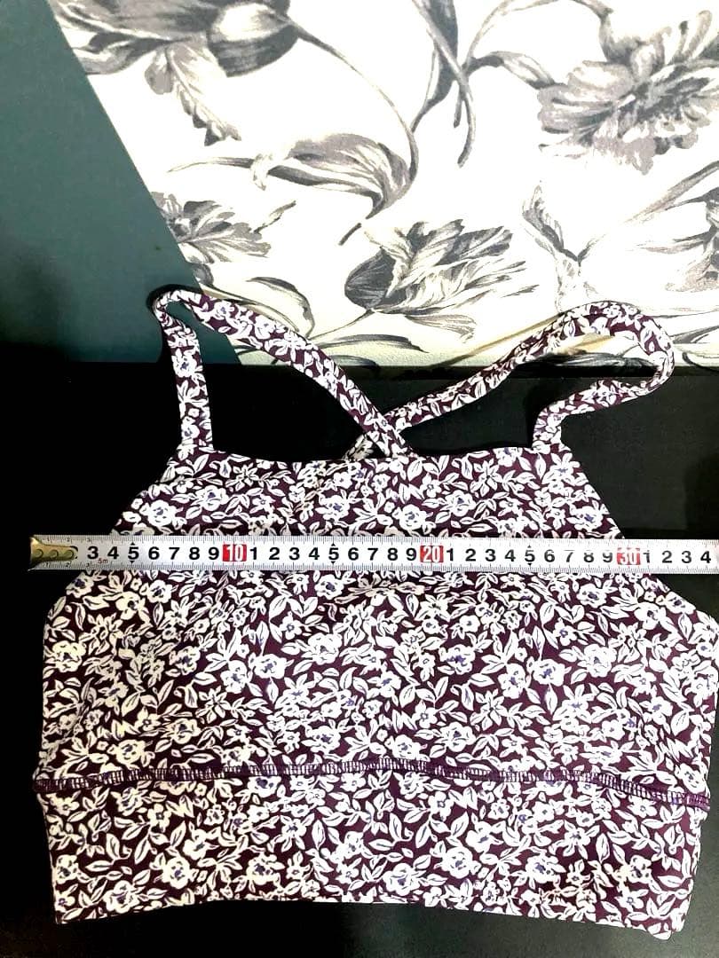 【ぽむ】emmiyoga エミヨガ パープル セットアップ