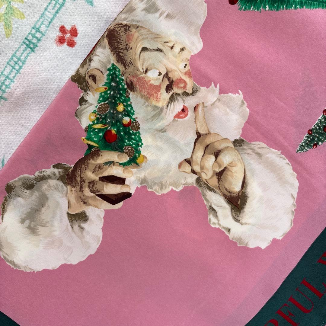 サンタクロースデザイン スカーフ ワンダフルワールド