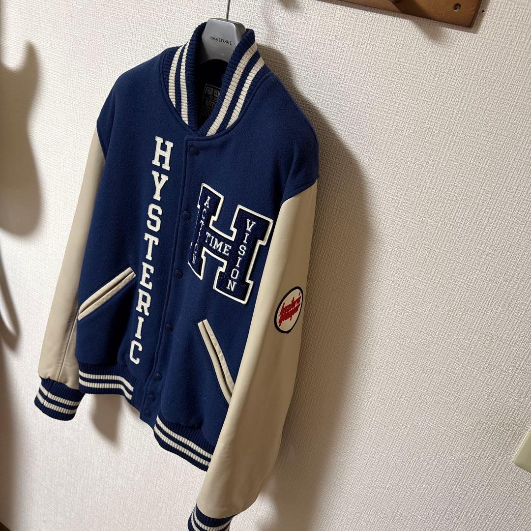 梅干しおにぎり様　ヒステリックグラマー　SEE NO EVIL刺繍 ヴァーシティ