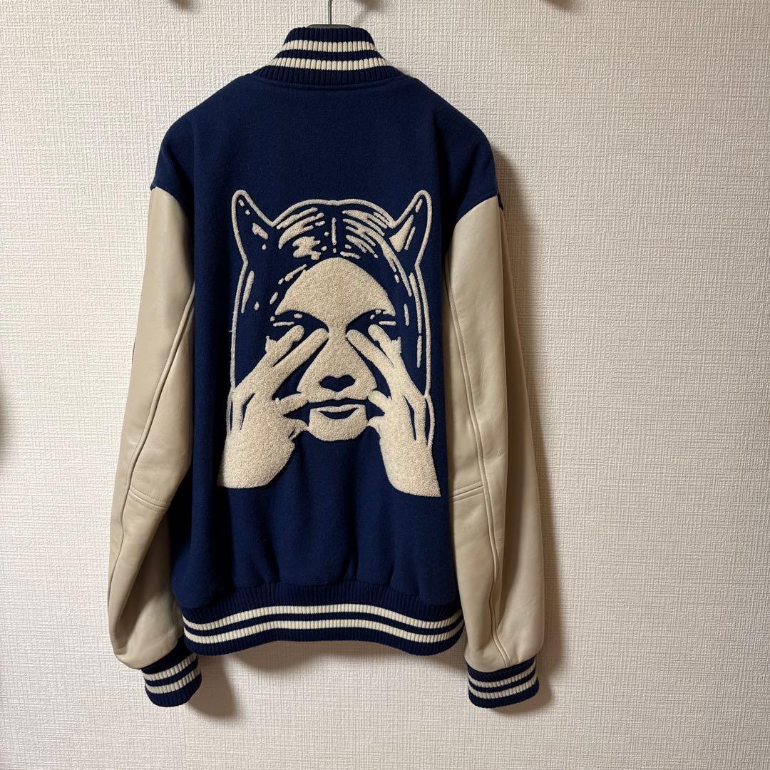 梅干しおにぎり様　ヒステリックグラマー　SEE NO EVIL刺繍 ヴァーシティ