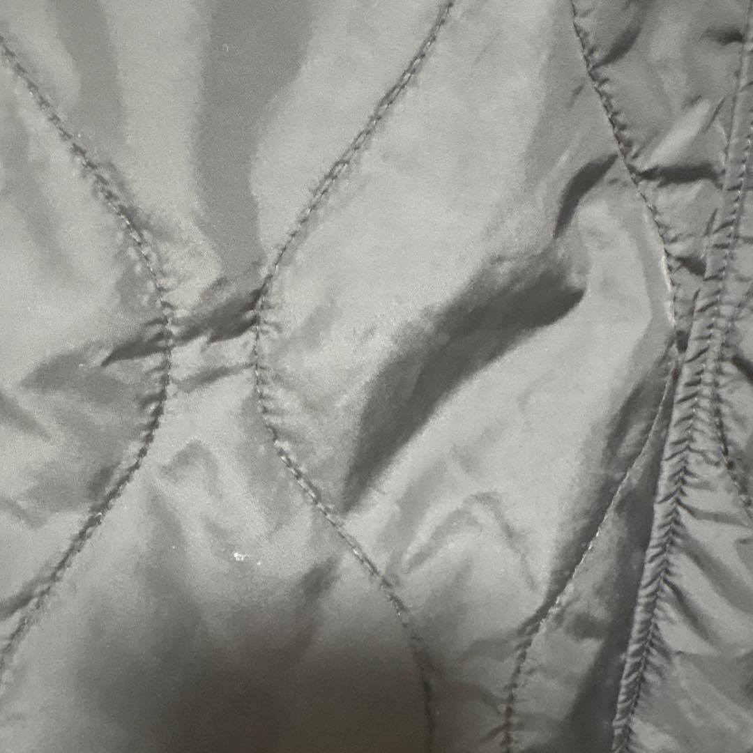 23区 大きいサイズ【撥水加工】中綿 パディング ジレ ブラック 44