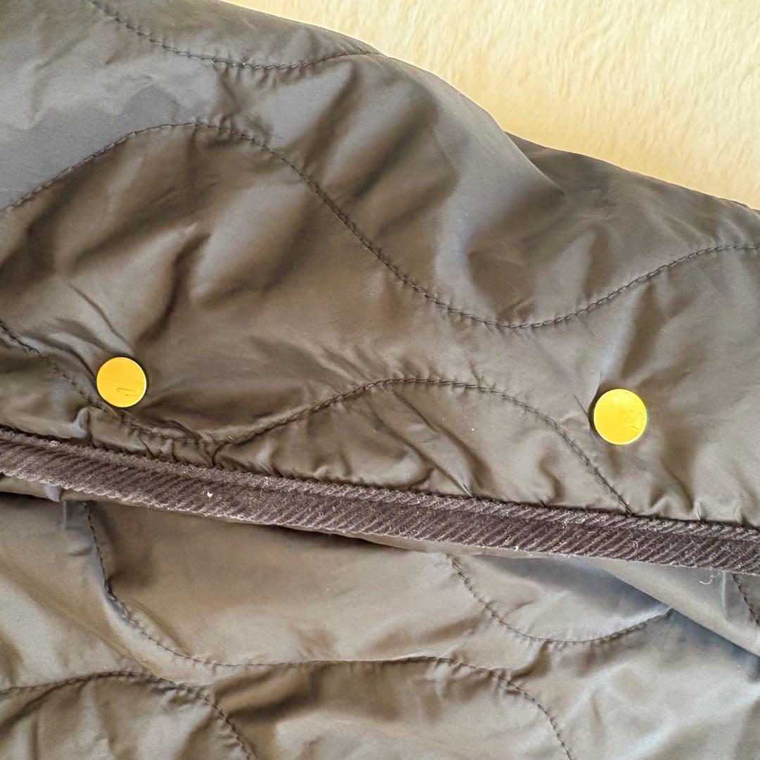 23区 大きいサイズ【撥水加工】中綿 パディング ジレ ブラック 44