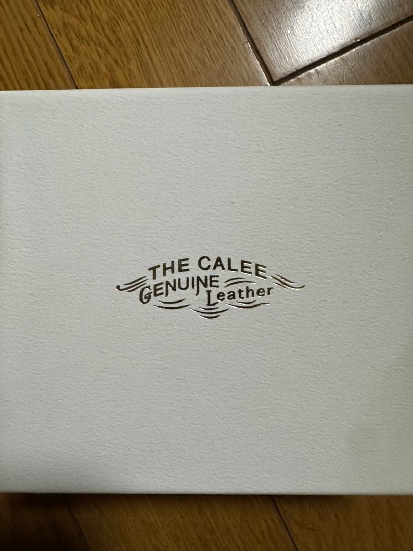 CALEE 本革 ウォレットチェーン 黒