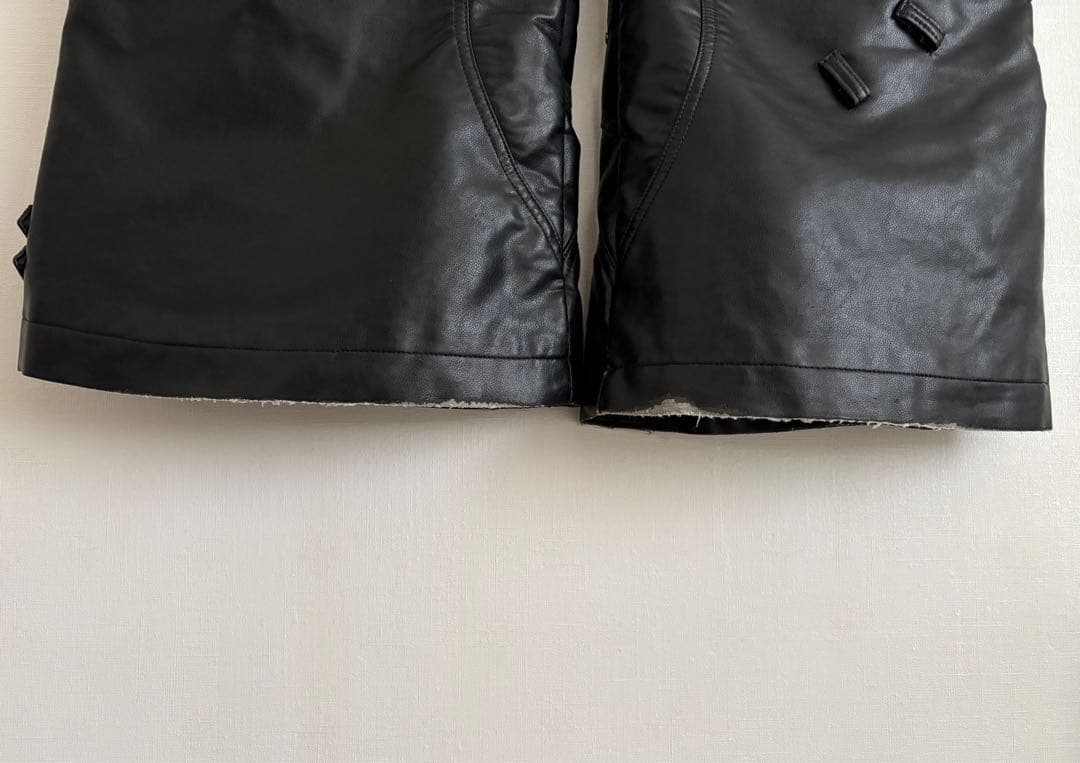 パンツ Cozy Worldwide leather cargopants S