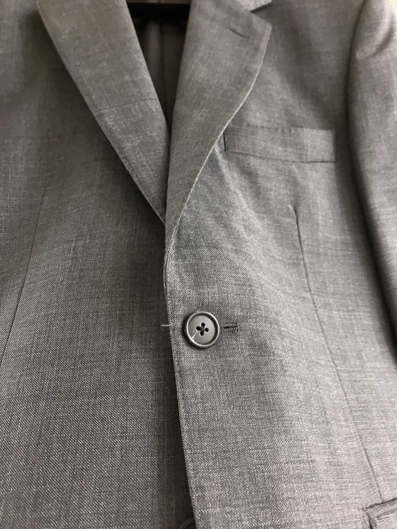 【GIEVES&HAWKES】 GREY WOOL シャークスキン スーツ