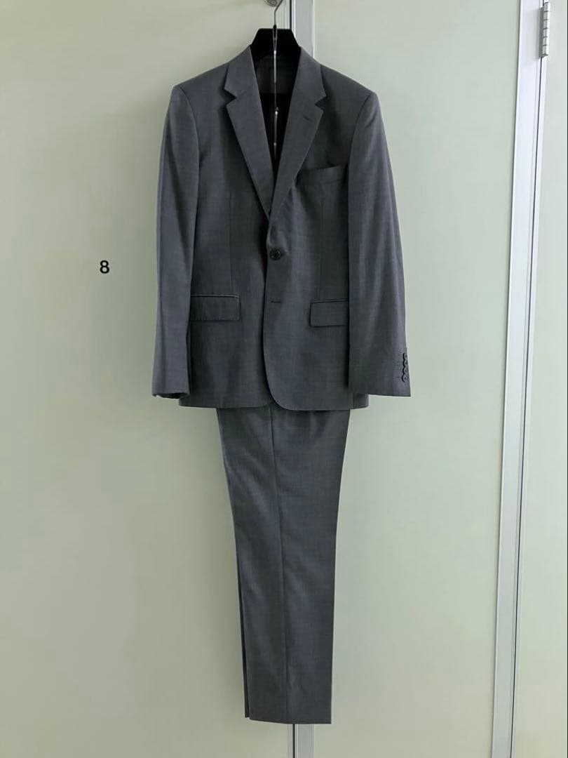【GIEVES&HAWKES】 GREY WOOL シャークスキン スーツ