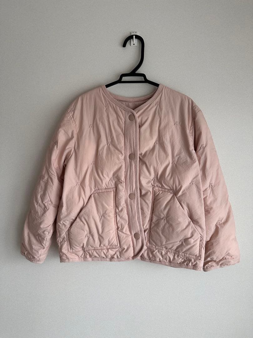 ボンポワンピンク さくらんぼ刺繍ジャケット フード付き8a