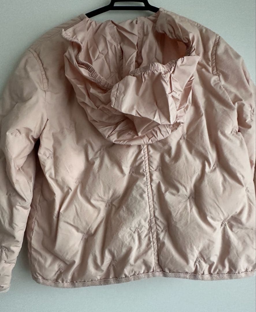 ボンポワンピンク さくらんぼ刺繍ジャケット フード付き8a