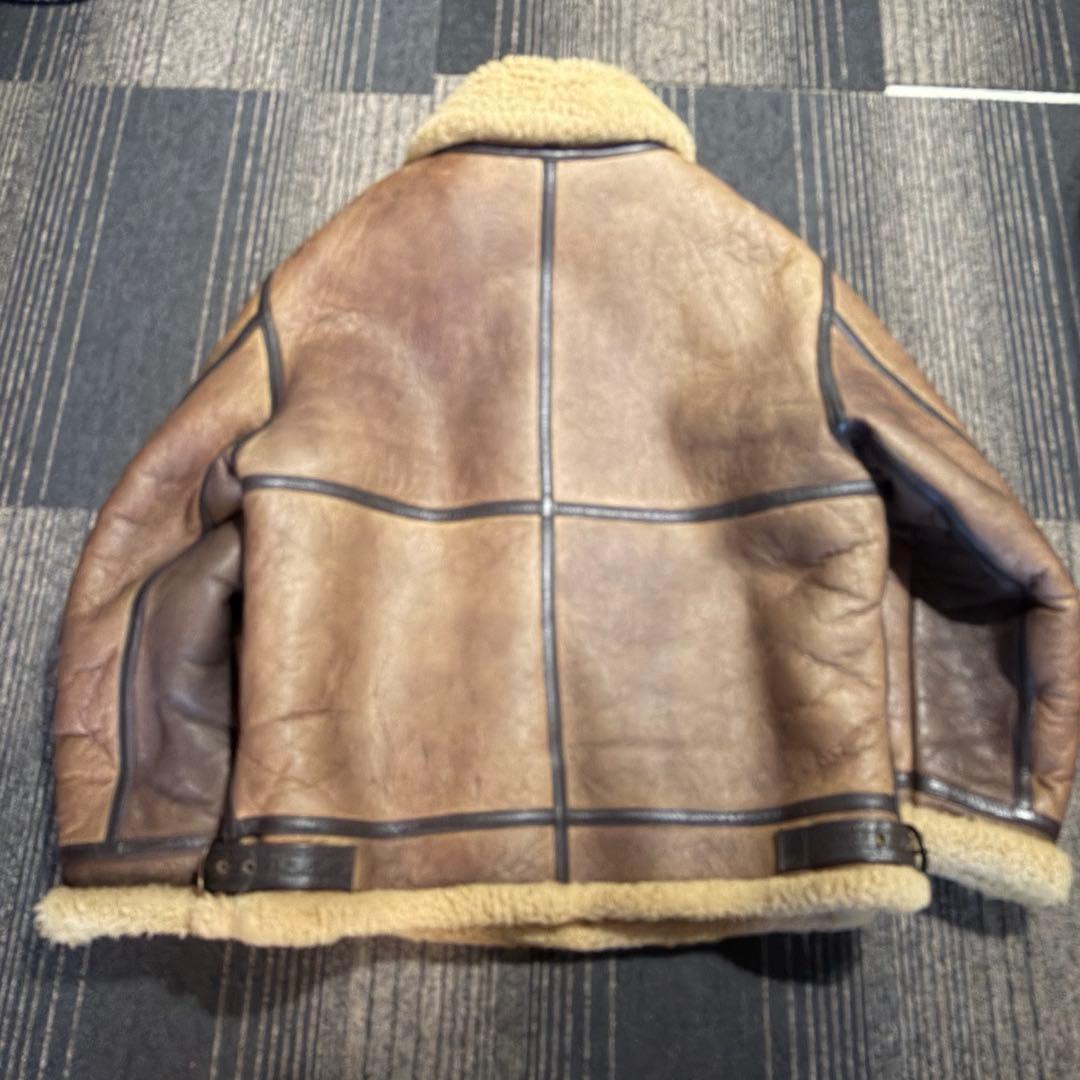 ムートンジャケット B-3 フライトジャケット　リアル羊革