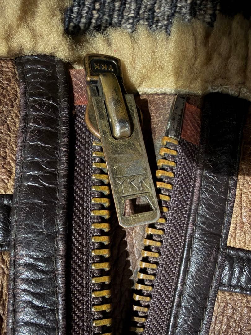 ムートンジャケット B-3 フライトジャケット　リアル羊革