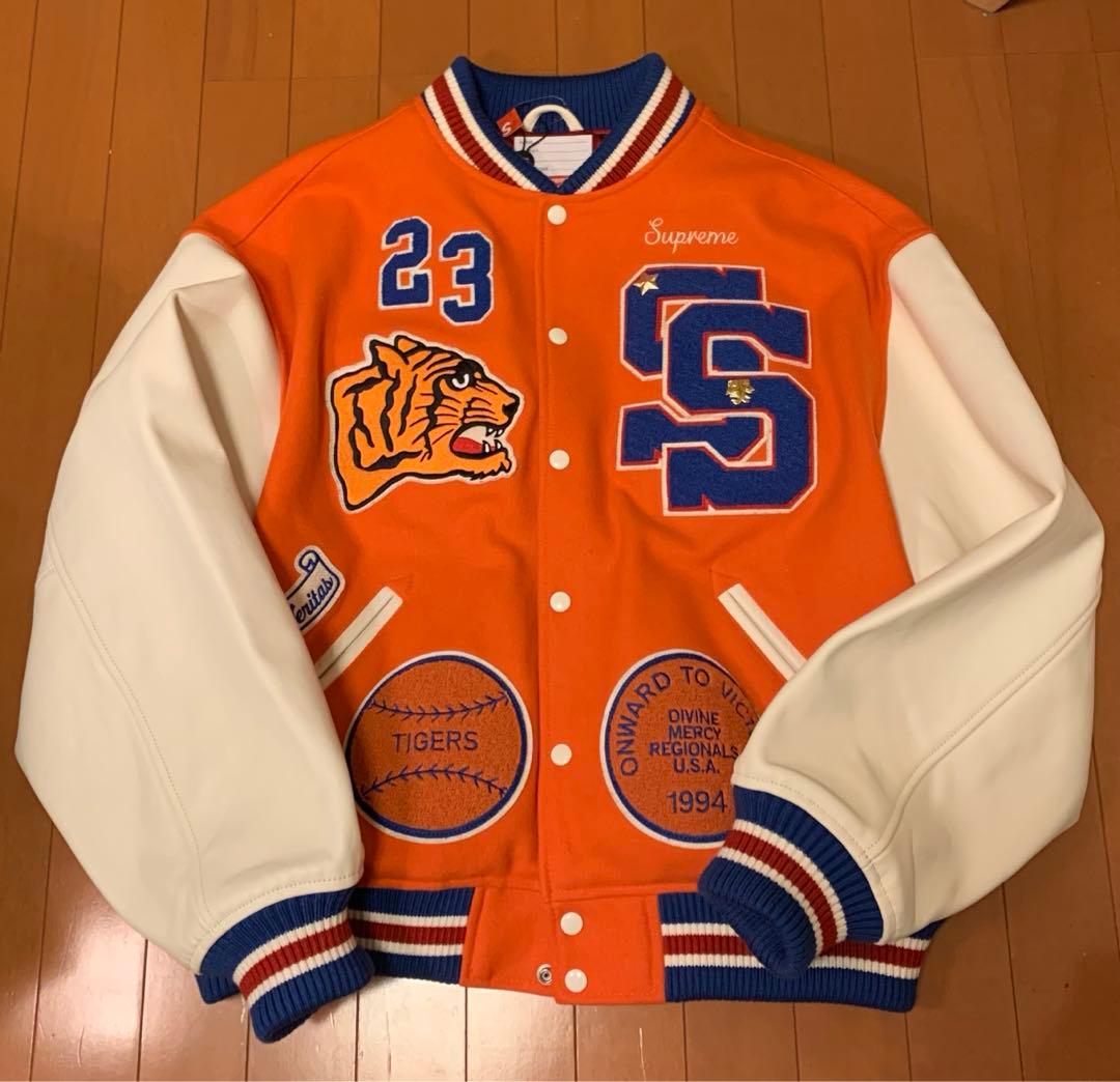 【未使用品】Supreme Tiger Varsity Jacket 2023