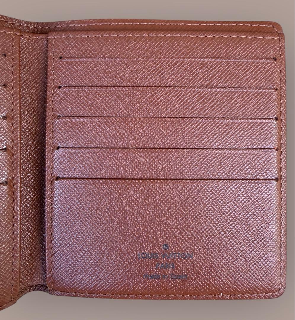 【美品】LouisVuitton 二つ折り財布 モノグラム