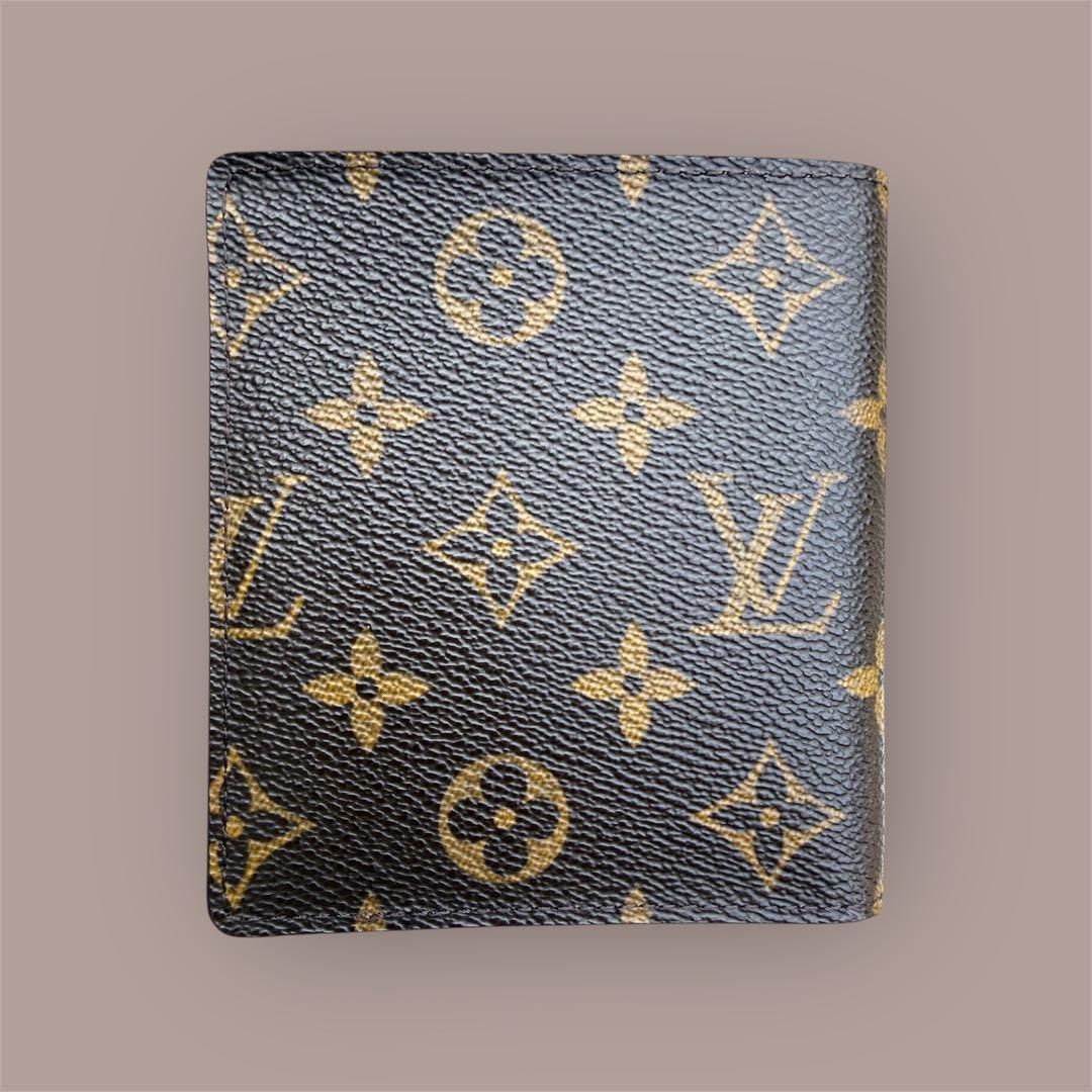 【美品】LouisVuitton 二つ折り財布 モノグラム